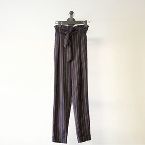 Dynamite Cindy Sash-Tie Cigarette Pant Butternut Green Size US XXS